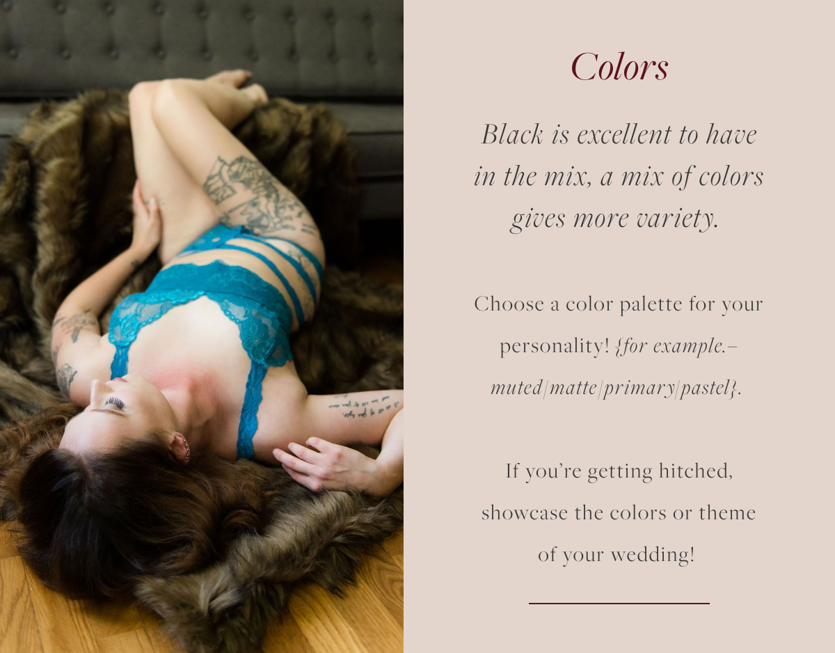 5 Quick Tips for Your Boudoir Photo Shoot